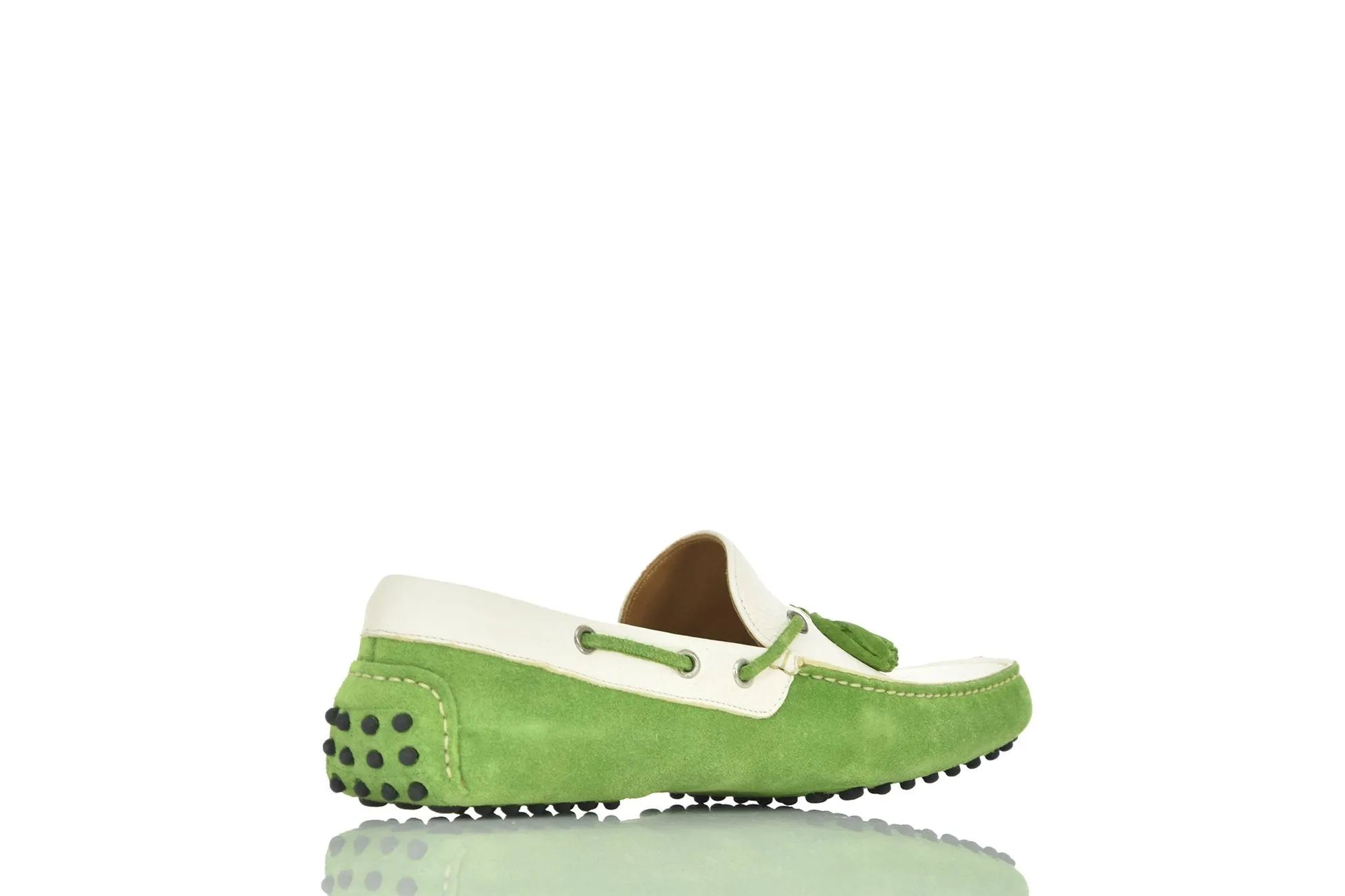 Sutor Mantellassi Mocassino Verde e Bianco Uomo Mod.SM679W0