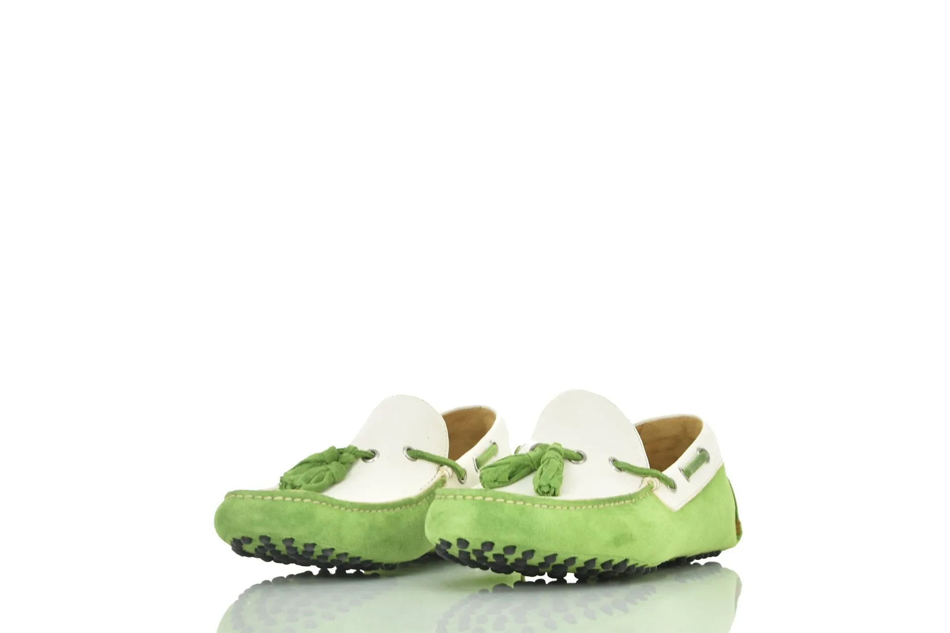 Sutor Mantellassi Mocassino Verde e Bianco Uomo Mod.SM679W0