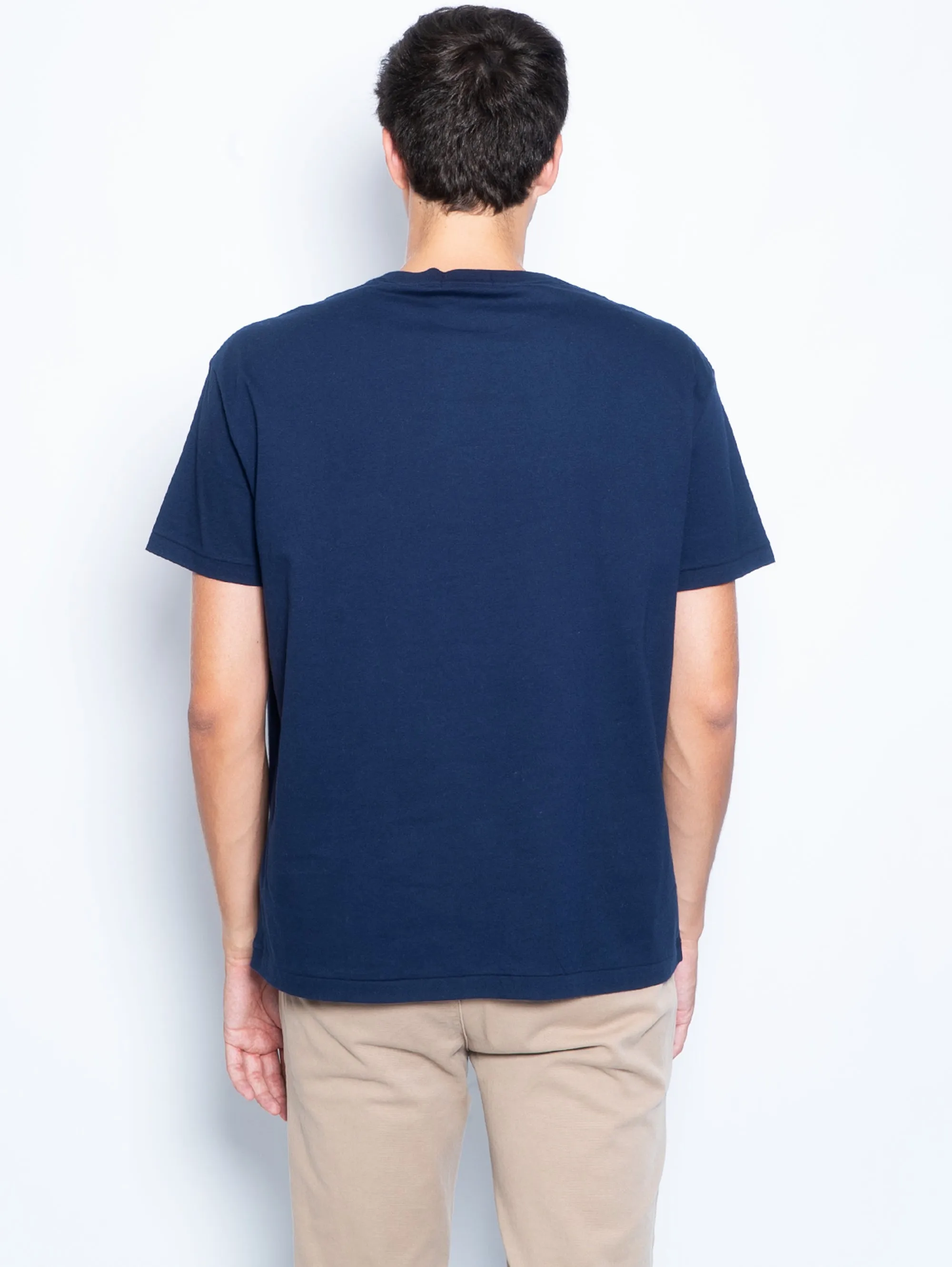 T-shirt con Stampa Polo Bear Blu