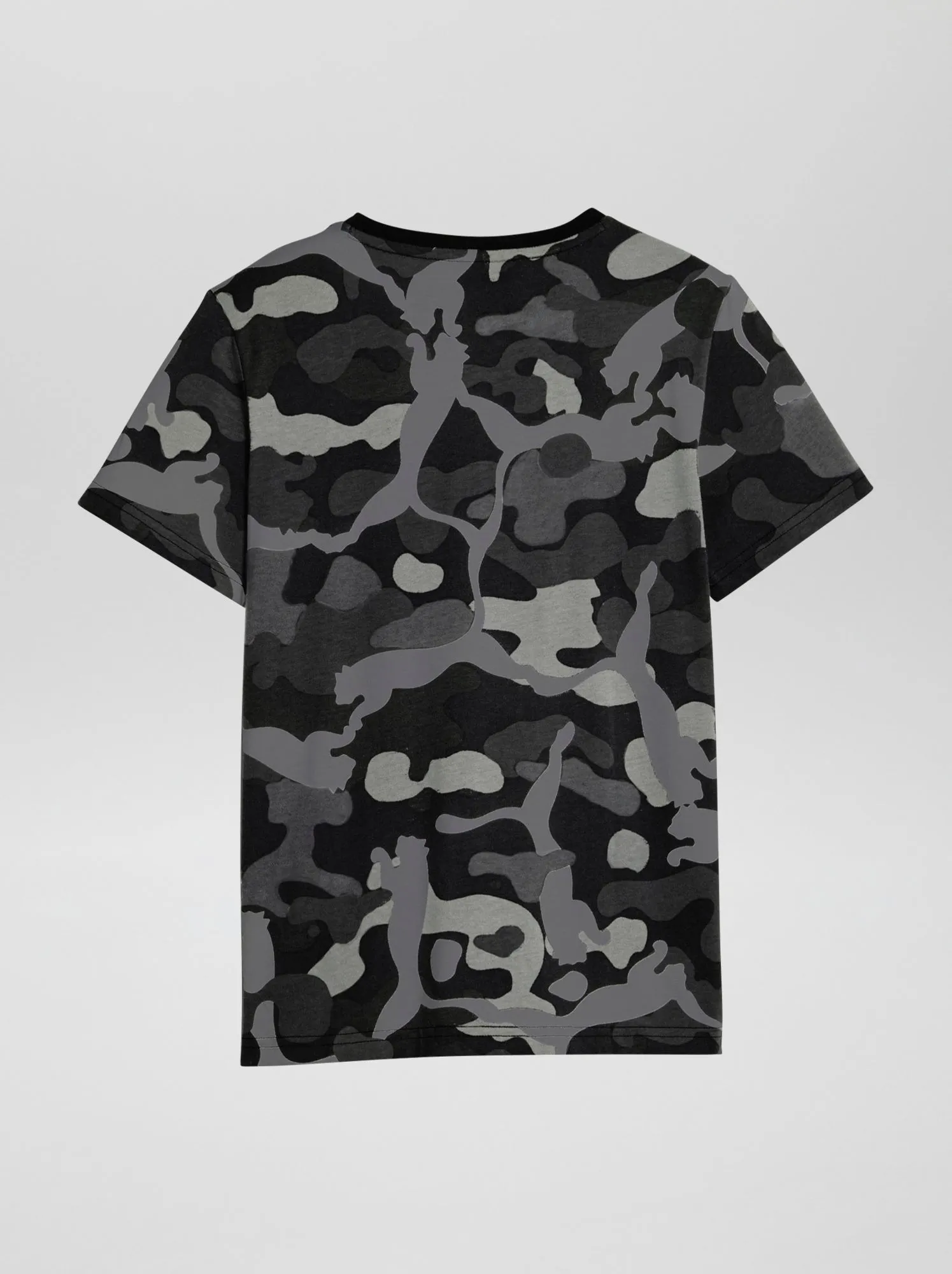 T-shirt 'Puma' scollo tondo - NERO