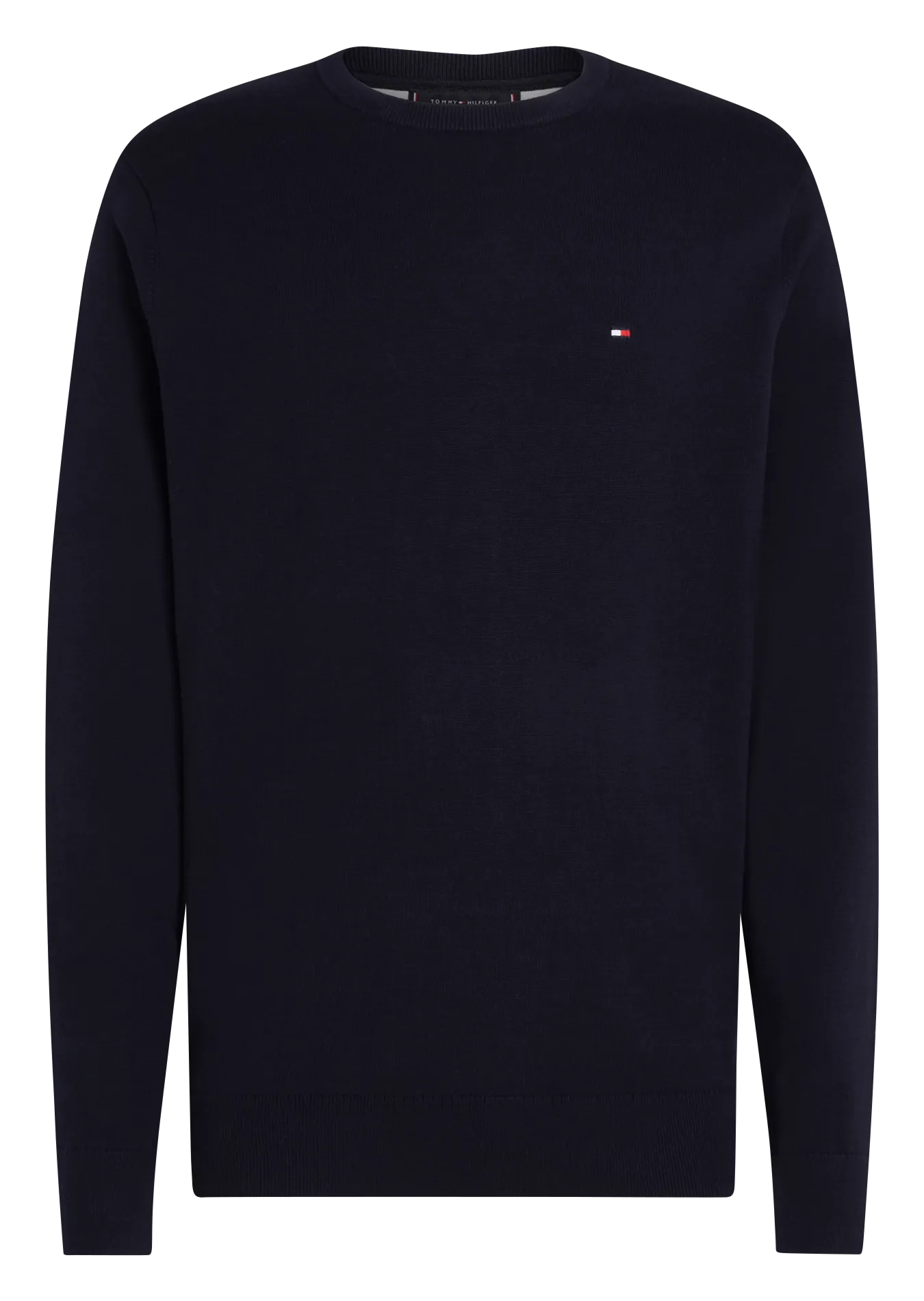  TOMMY HILFIGER   Maglione scollo tondo in cotone | Blu