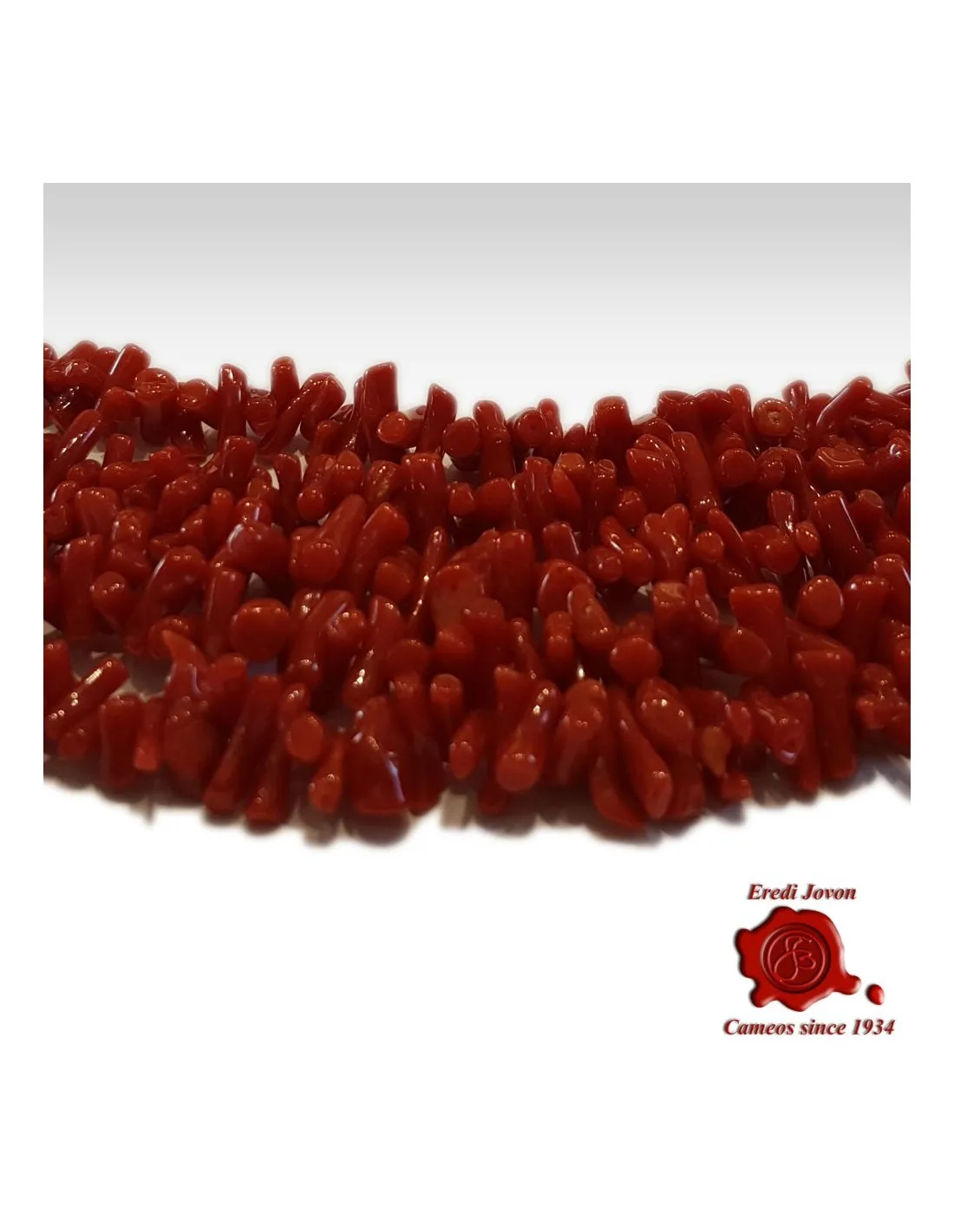 Torchon Corallo Rosso Argento