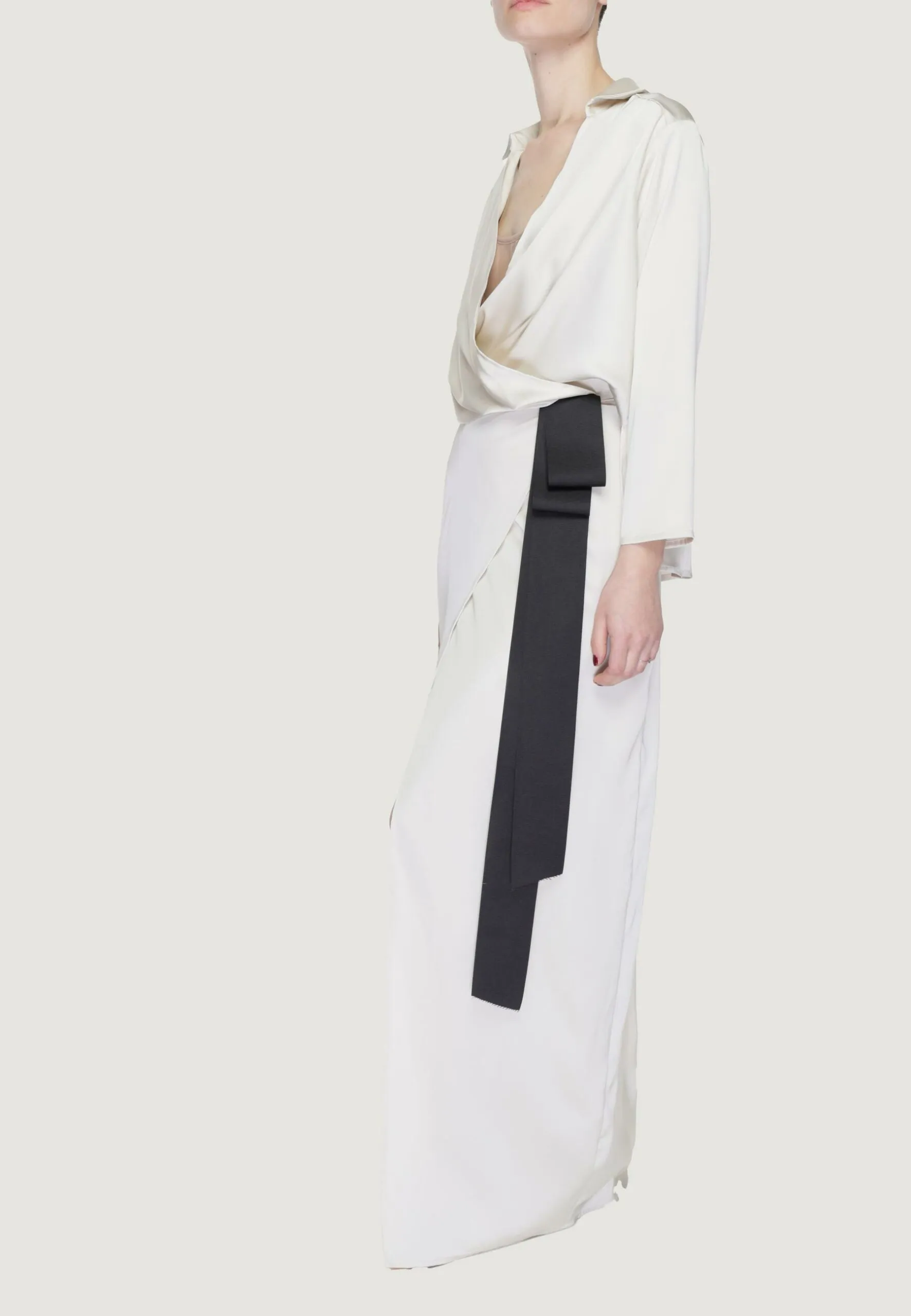 Vestito lungo Sandro Ferrone  Beige chiaro