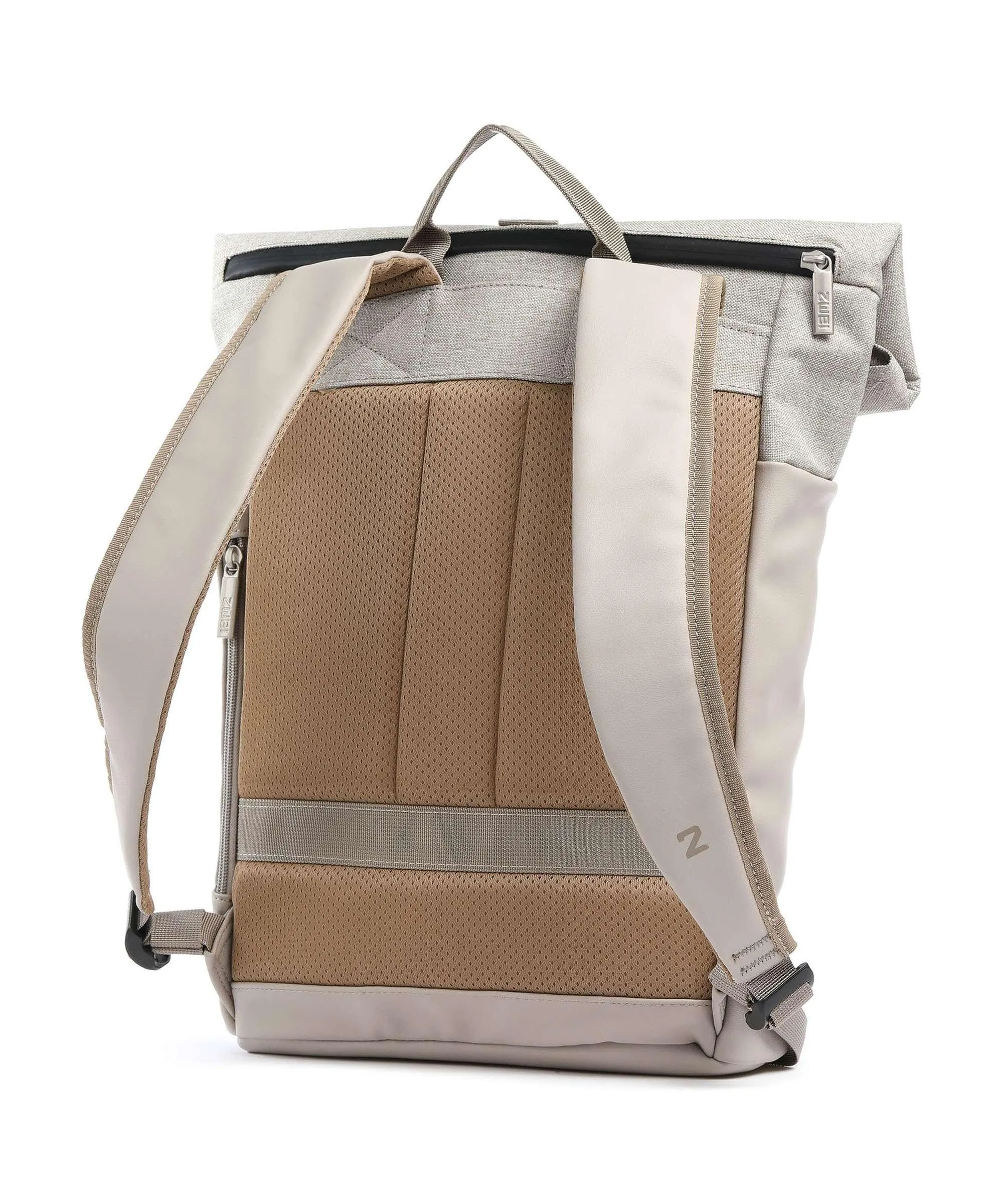  Zwei Kim KIR200 Zaino roll-top 14″ poliestere, poliuretano beige  