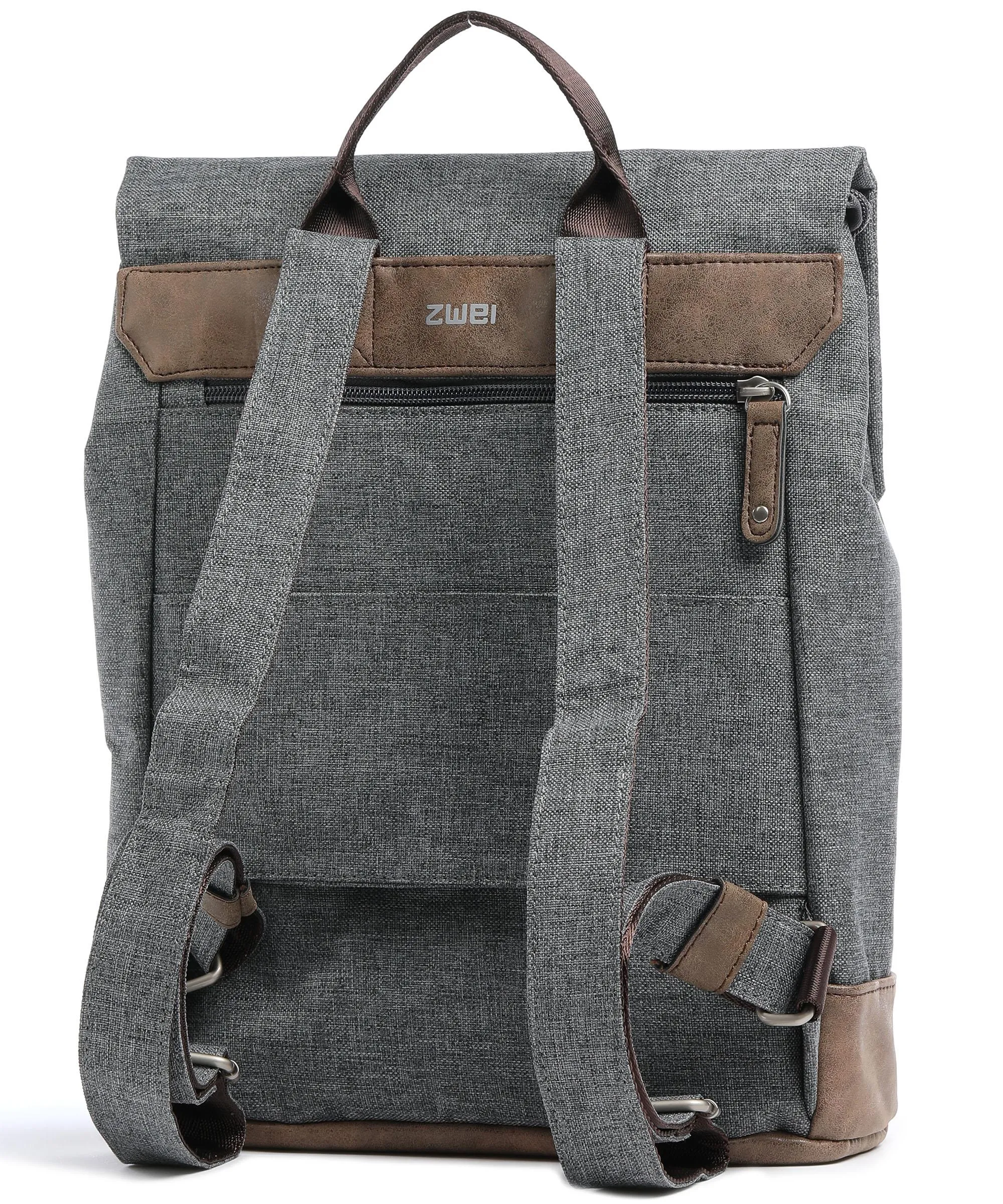  Zwei Olli Cycle OCR13 Borsa per portapacchi poliestere, pelle sintetica grigio  