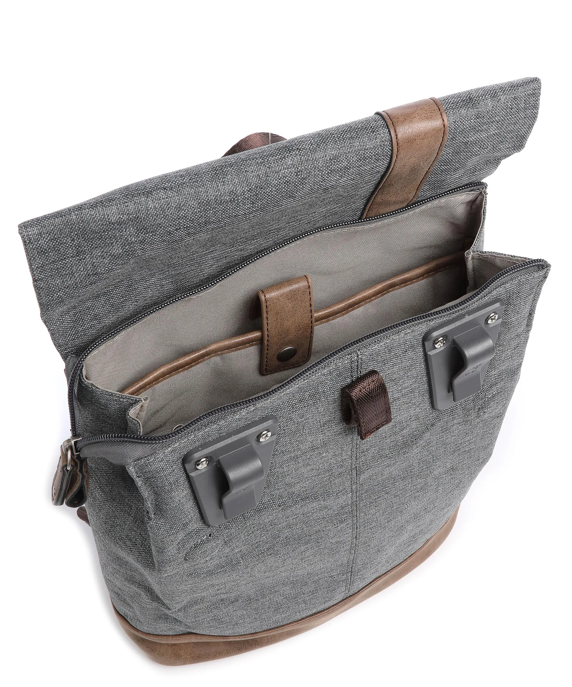  Zwei Olli Cycle OCR13 Borsa per portapacchi poliestere, pelle sintetica grigio  