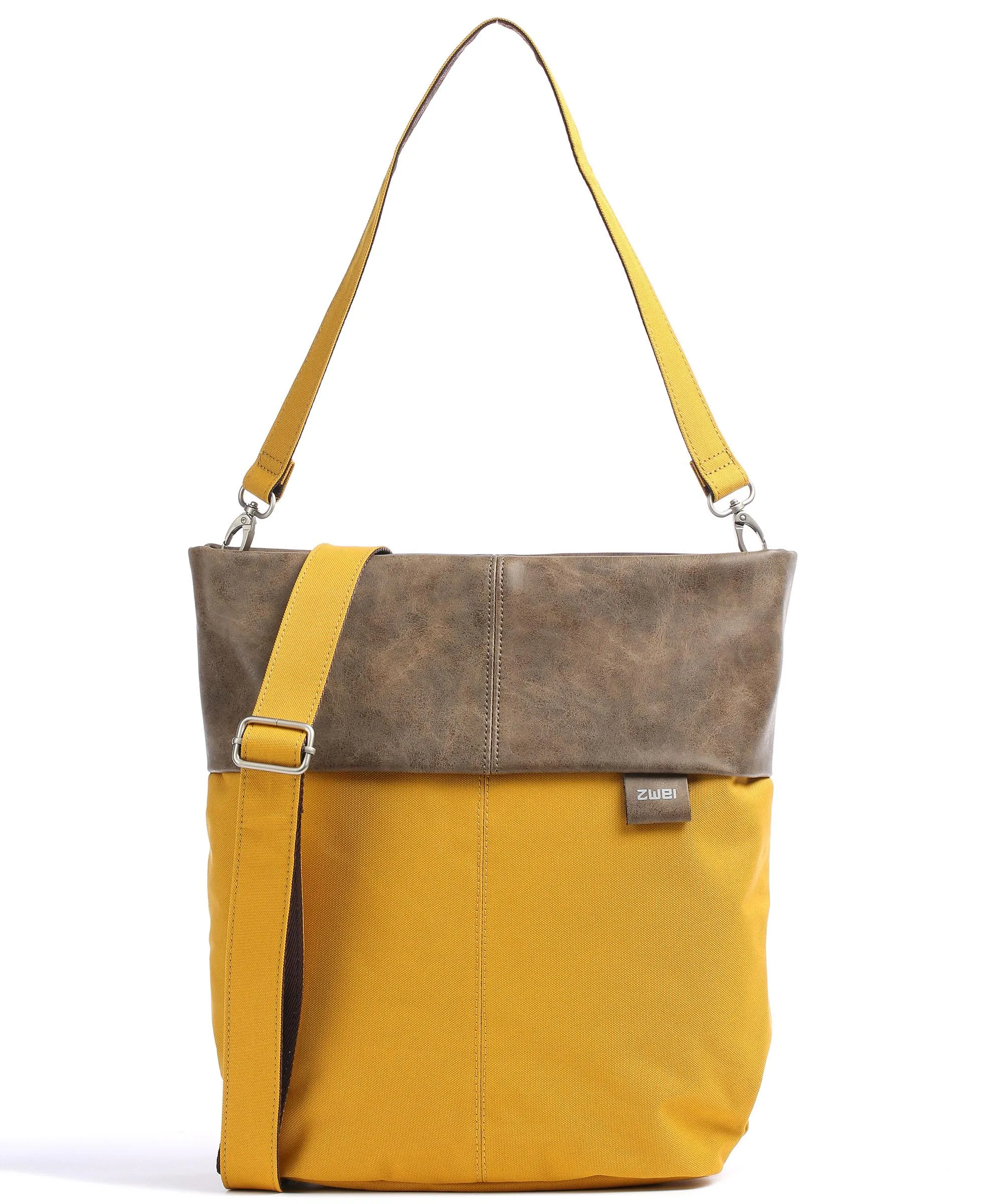  Zwei Olli OT12 Borsa hobo poliestere, pelle sintetica giallo senape  